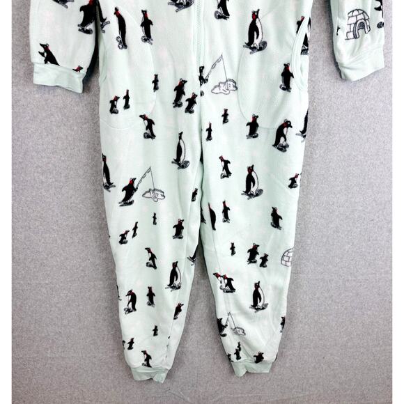 Nick and Nora Sz Small One Piece Pajamas One Piece Winter Animal Soft Fleece - Picture 3 of 8